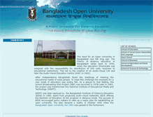 Tablet Screenshot of bou.ac.bd